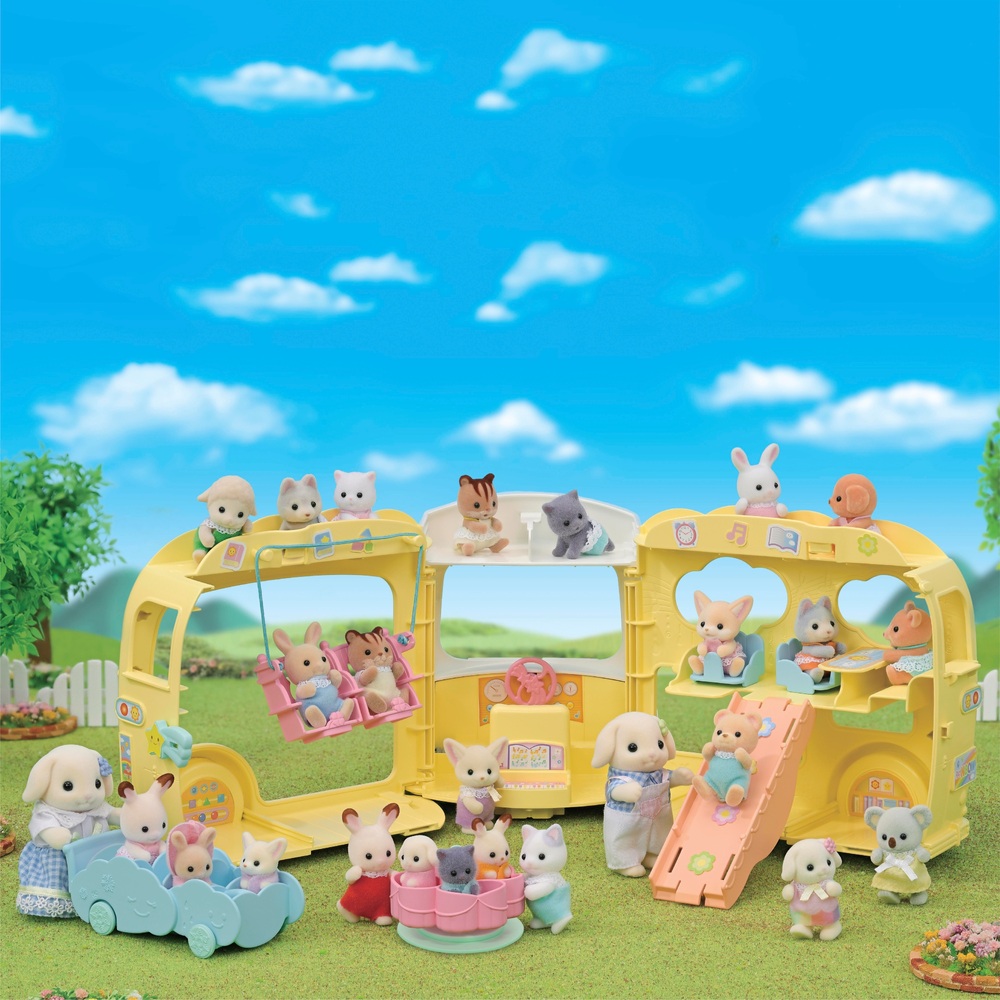 Sylvanian Families Regenbogen-Spaß-Kinderbus-Spielset