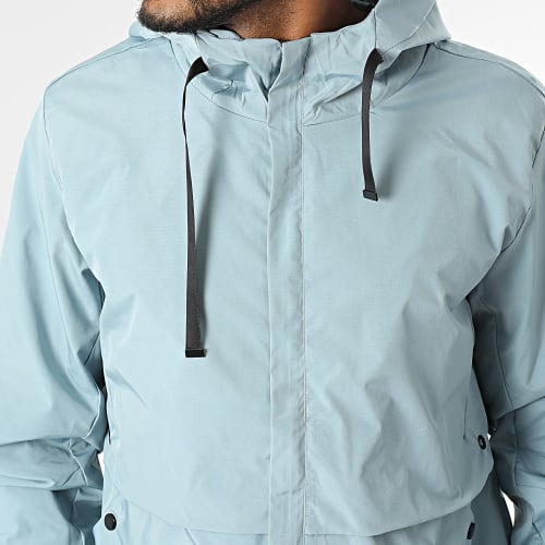 Veste Capuche Bleu Clair
