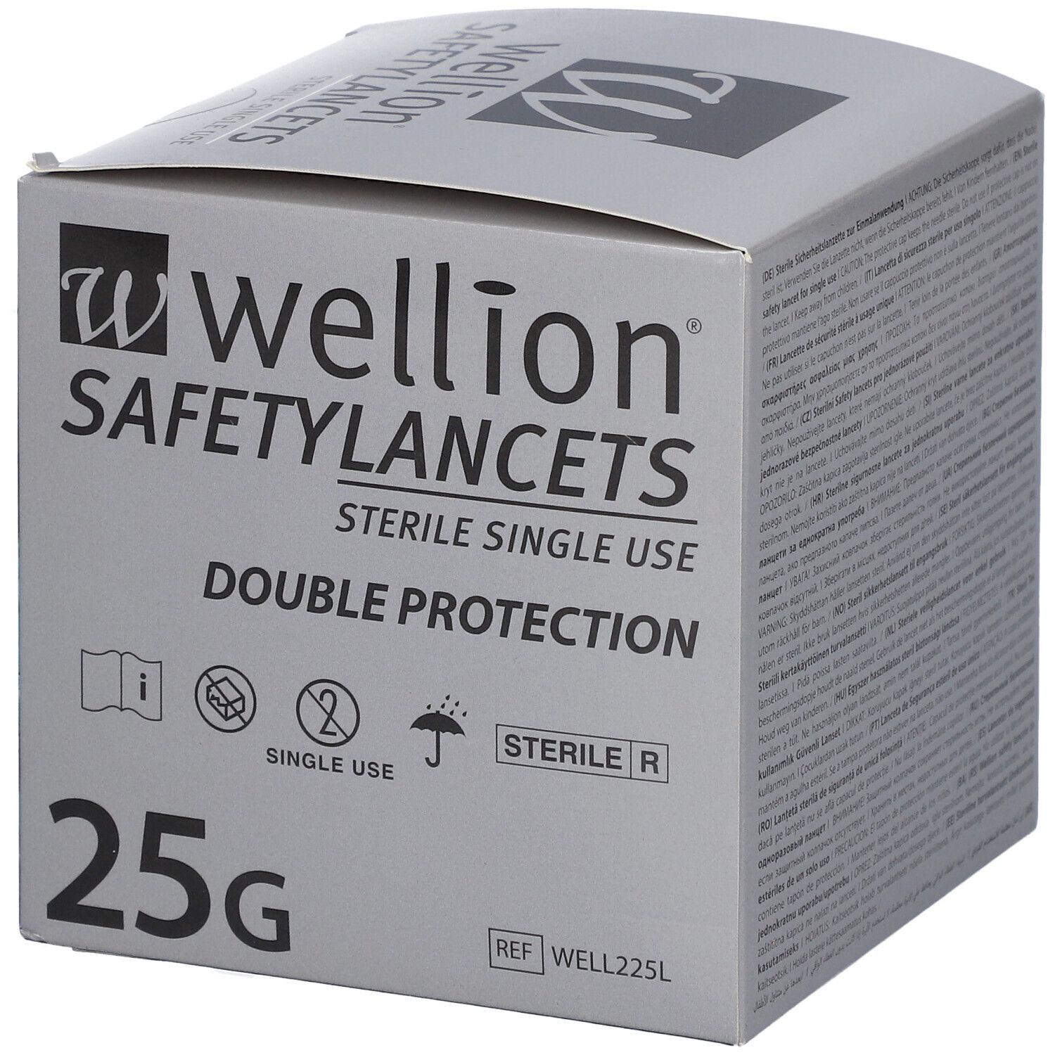 Wellion Safetylancets 25 G 1,8 mm