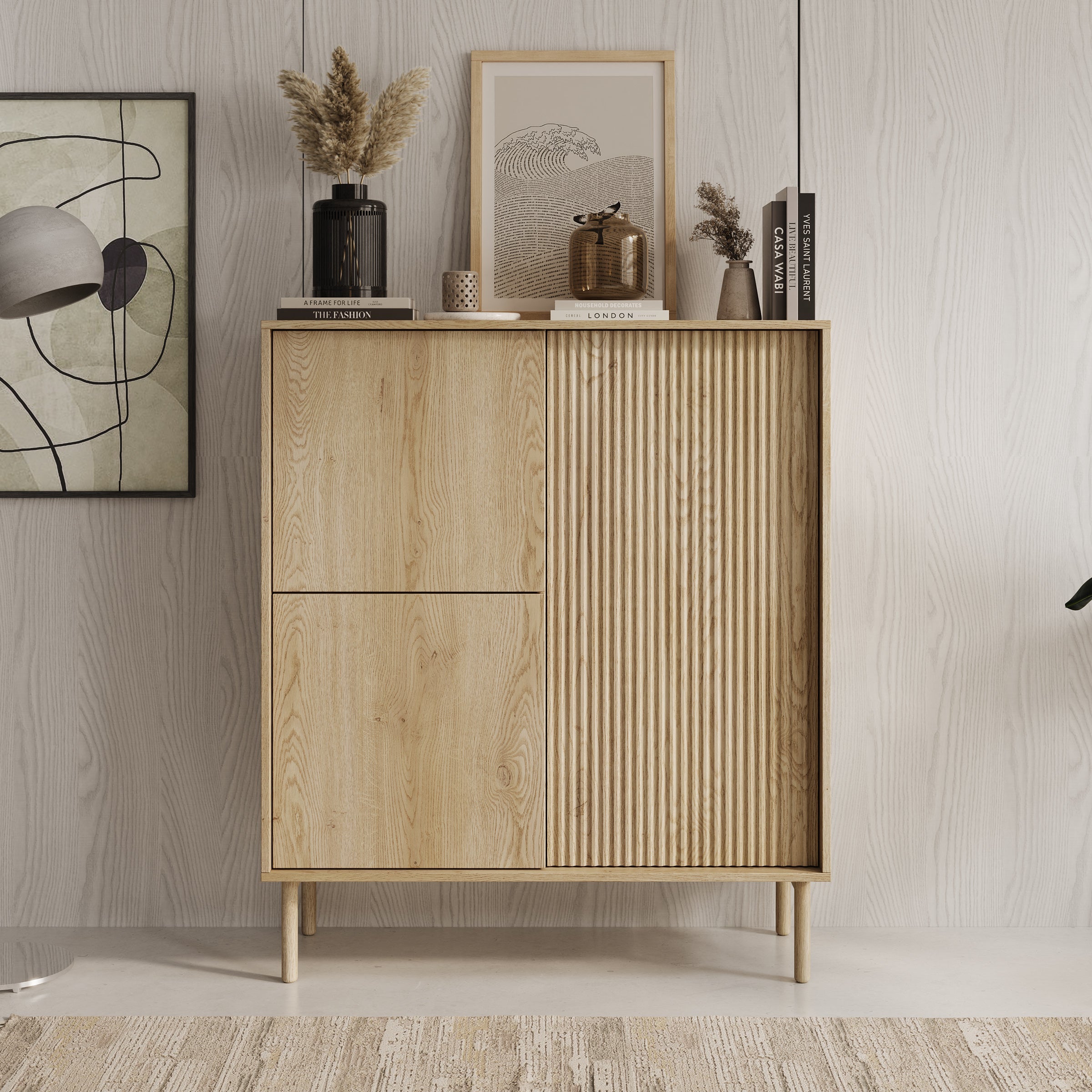 Meubella - Tenerife - Dressoir - Eiken - 104 cm