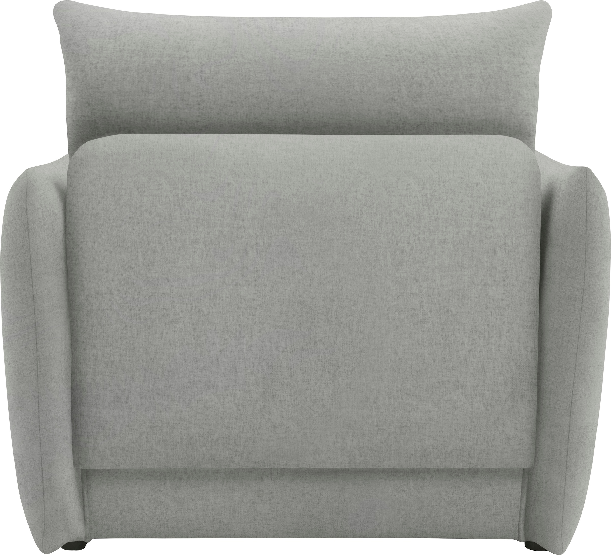 DOMO collection Sessel »700023 wandelbar zum Loungesessel, Relaxliege und Gästebett« Schlaffunktion, Federkern, stabile Liegefläche ca. 70 x 195 cm