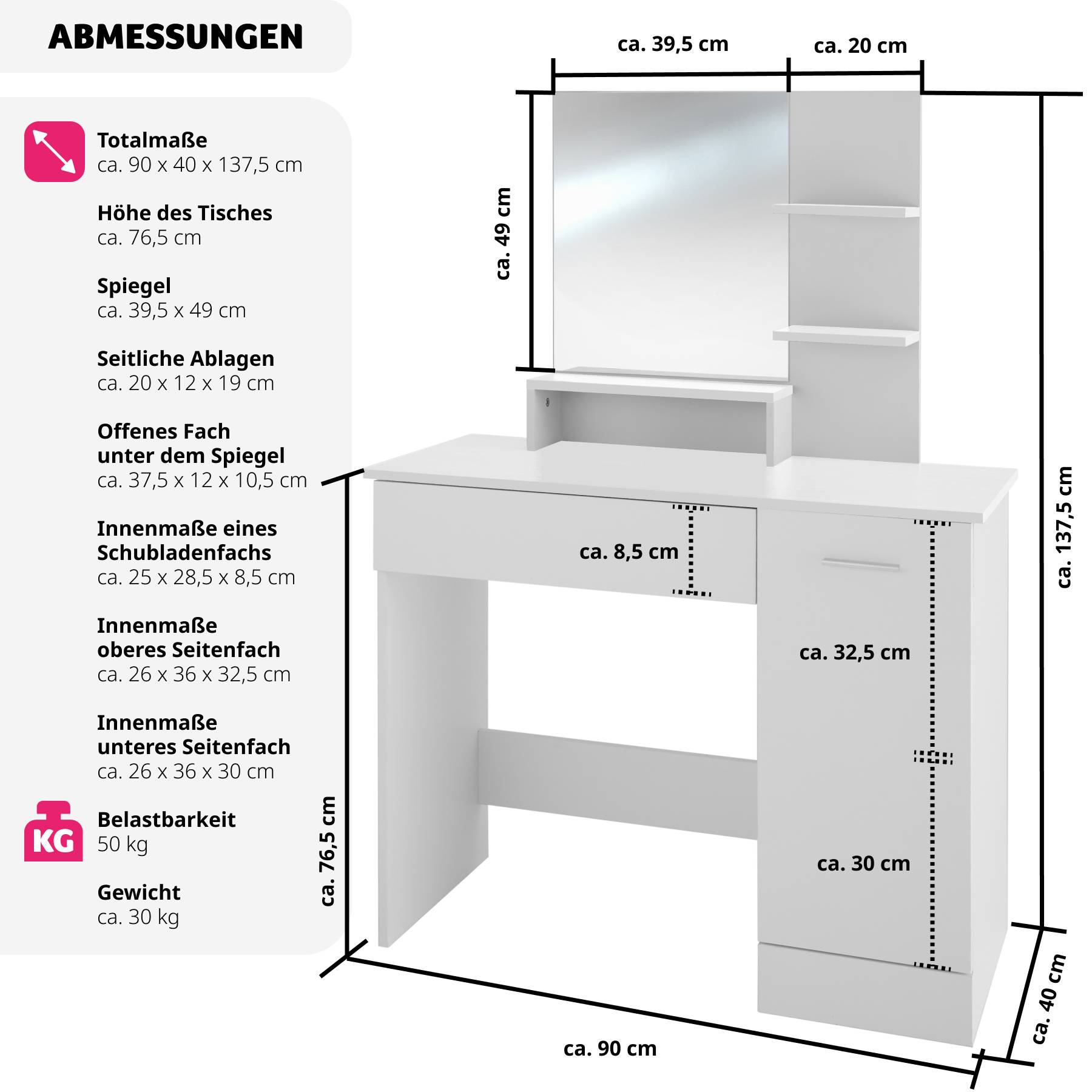 Schminktisch Zoe