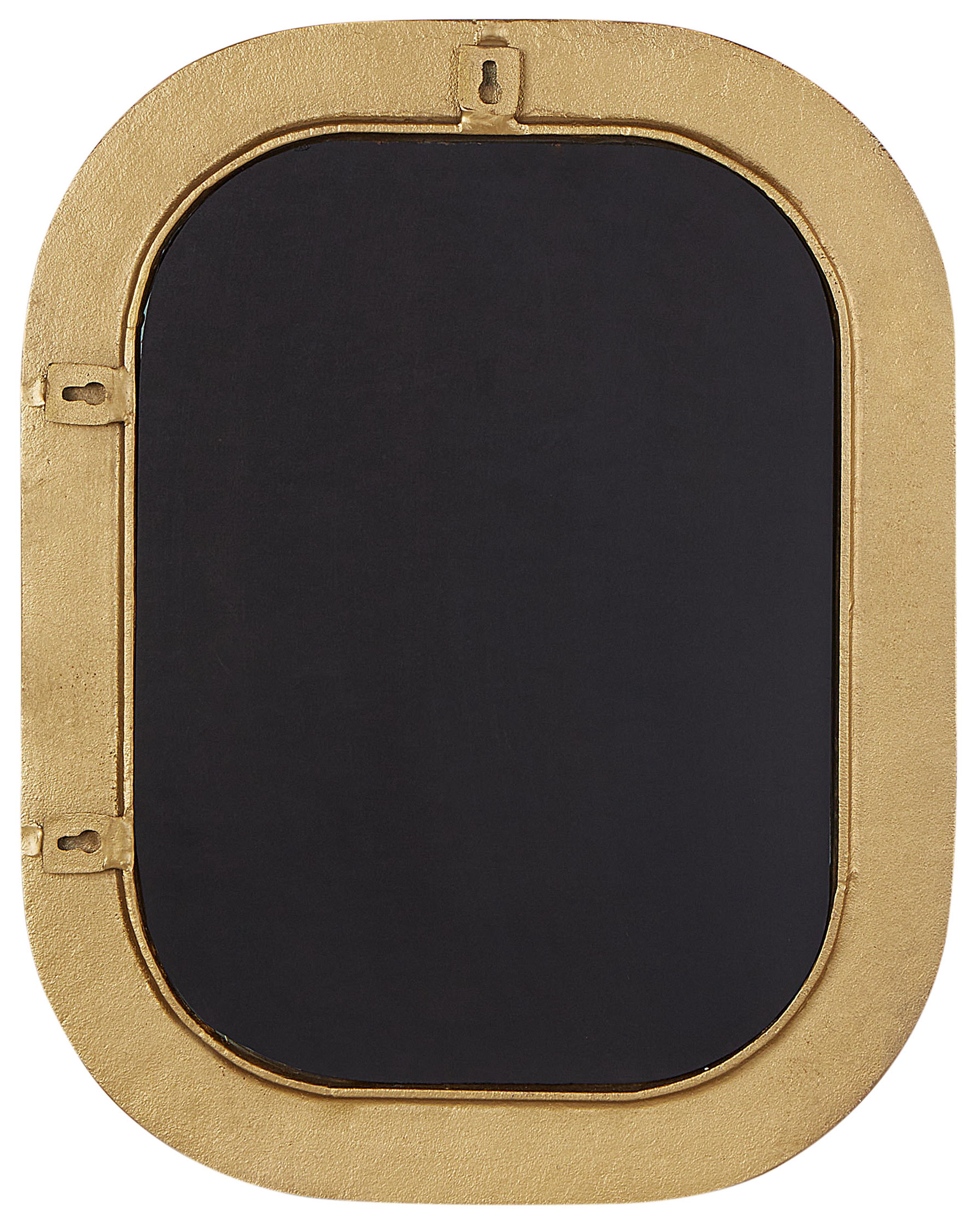 Wandspiegel SANKOSZ 54 cm 68 cm Metaal Goud