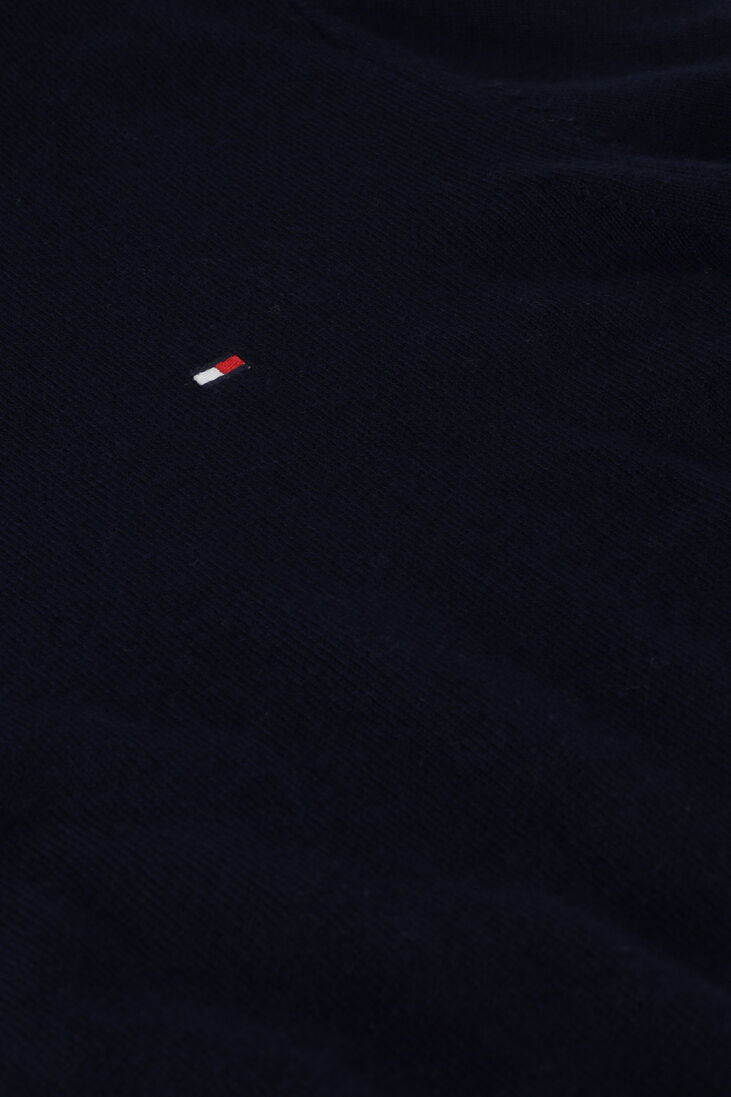 TOMMY HILFIGER donkerblauwe tommy hilfiger coltrui pima org ctn cashmere roll neck