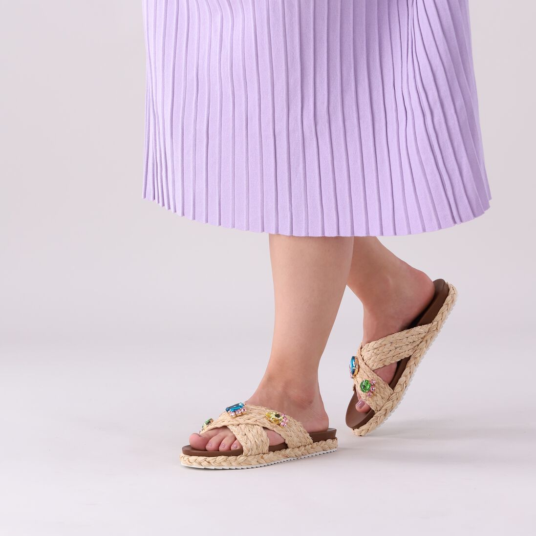 beige bibi lou slippers 889z70hg