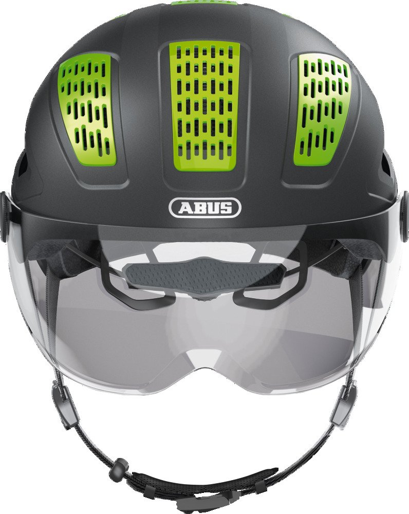 ABUS Hyban 2.0 ACE cykelhjelm LED Titan