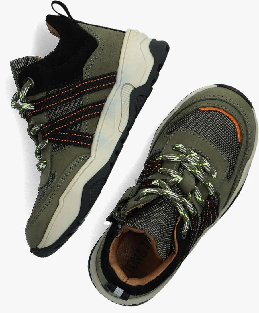 TON & TON groene ton & ton hoge sneaker havard