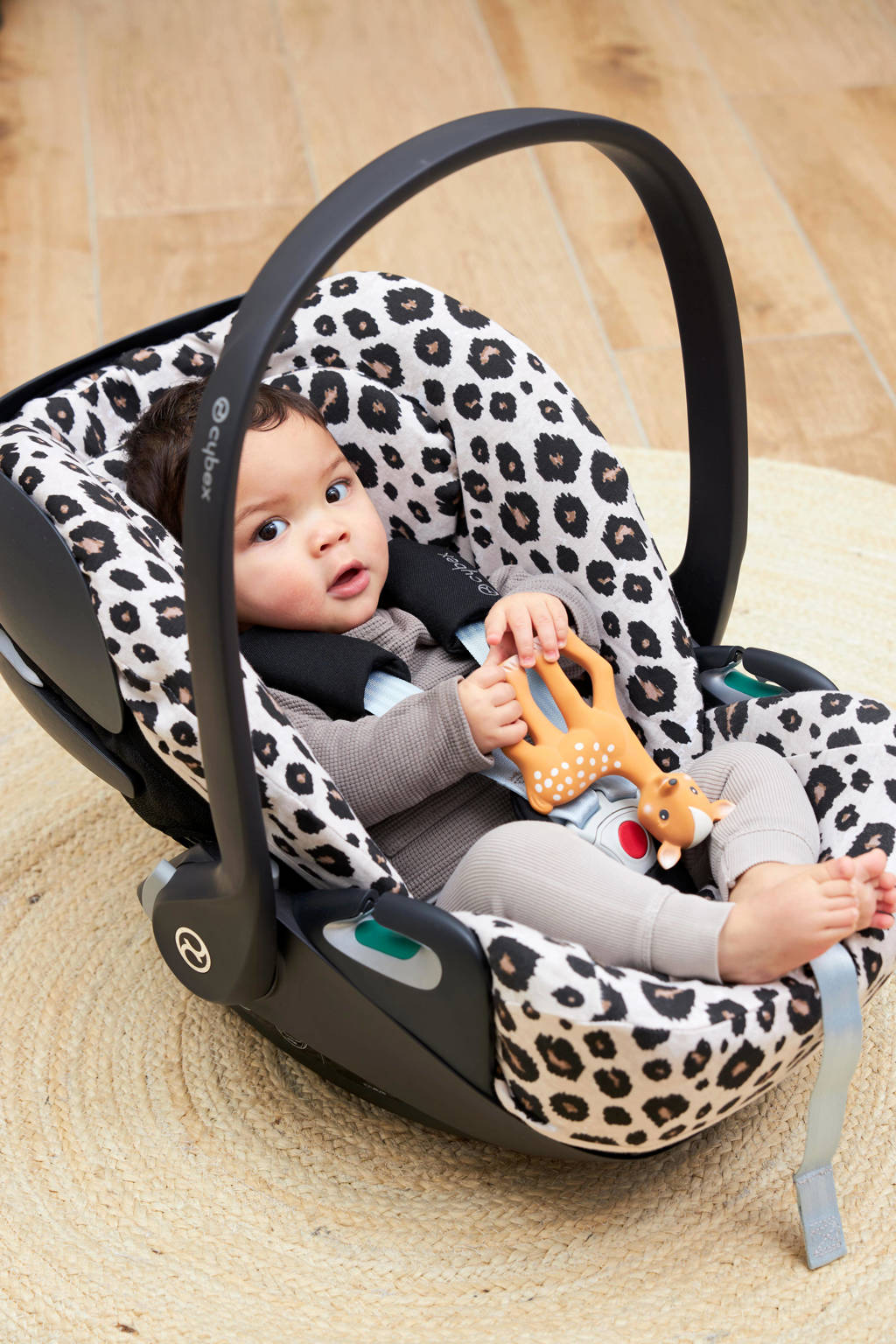 autostoelhoes Leopard Cybex Cloud Sand Melange
