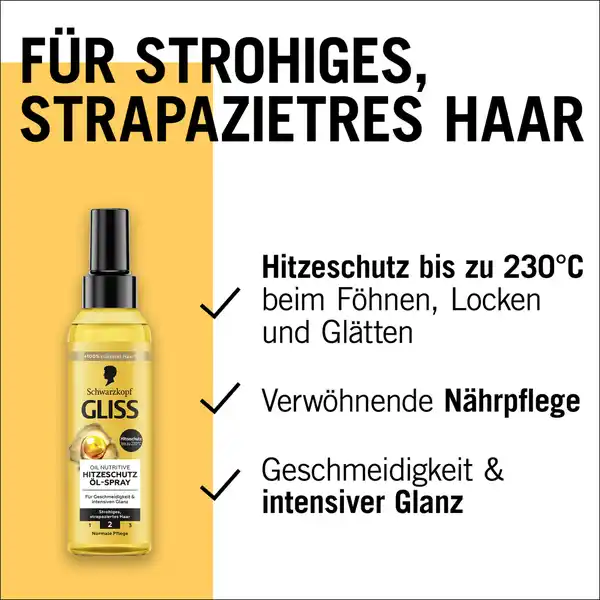 Hitzeschutz Öl-Spray Oil Nutritive