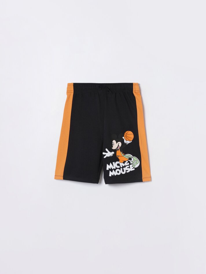 Bermuda jogger Mickey Mouse ©DS - Cinza Antracite Escuro