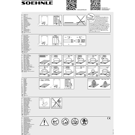 Soehnle Page Profi 200 køkkenvægt - stål
