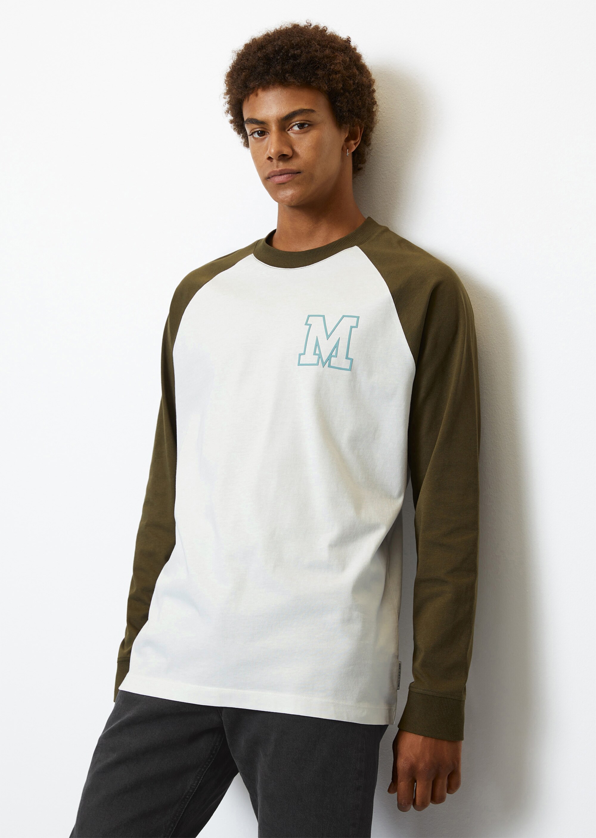 Heavy-Jersey-Longsleeve relaxed aus softer Bio-Baumwolle
