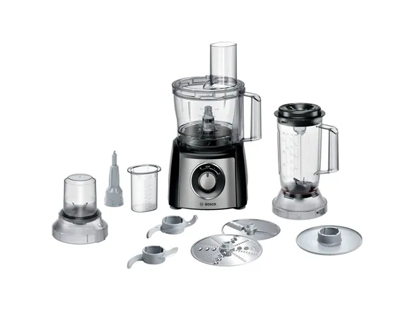 Bosch MultiTalent 3 Plus MCM3PM386, food processor (black / brushed stainless steel)