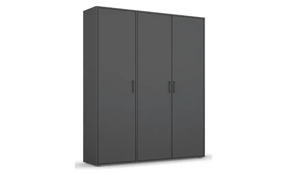Drehtürenschrank ohne Absetzung 140 cm 3 Stück