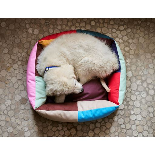 HAY Dog Flat Hundehalsbånd, Blue/Off White