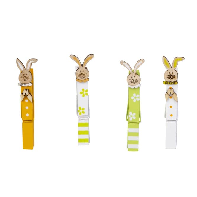 Deko-Holzklammer - Ostern - ca. 8,5cm - 8 Stück
