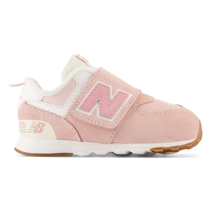 New Balance Baskets Scratchs 574 Baby Suede | Rose pâle