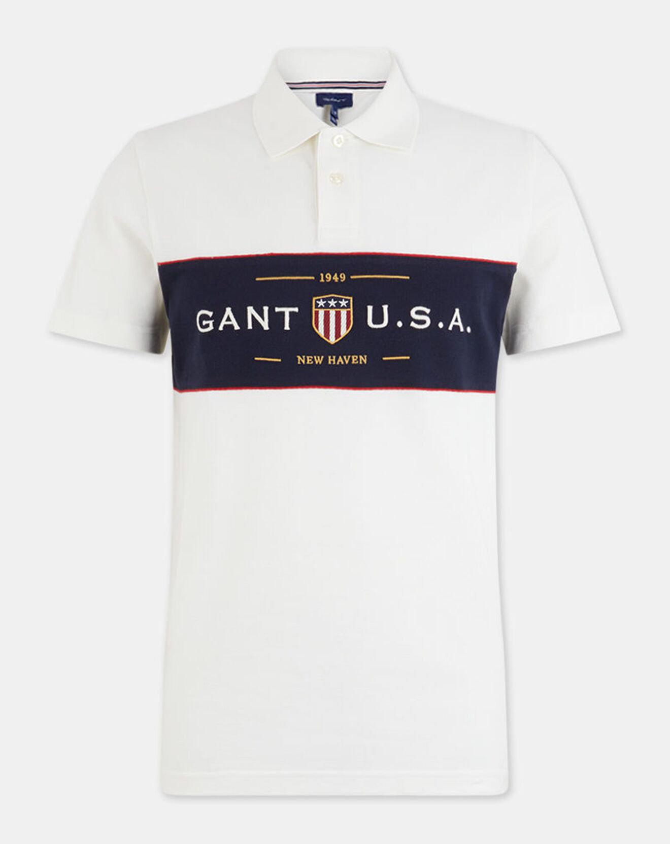 Gant Polo Regular Fit bande blanc