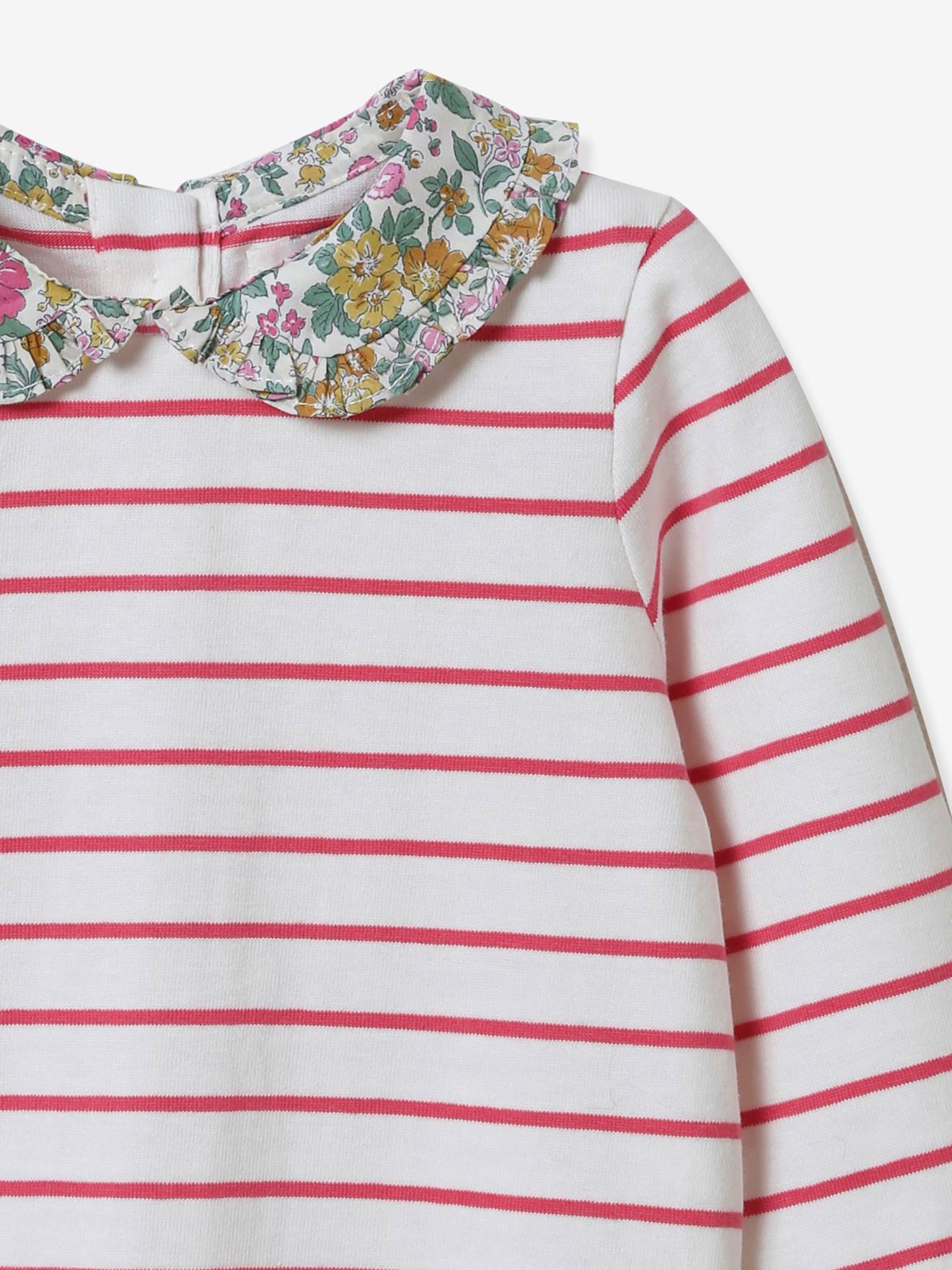 Camiseta de marinheiro em algodão orgânico para bebê