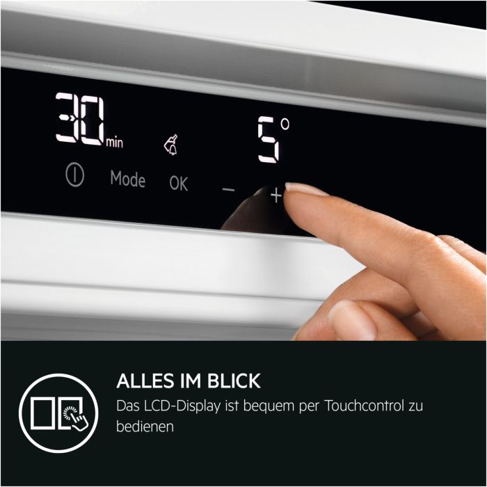 AEG Einbau Kühl-Gefrier-Kombination Serie 8000 Cooling 360° SCE818E8MS