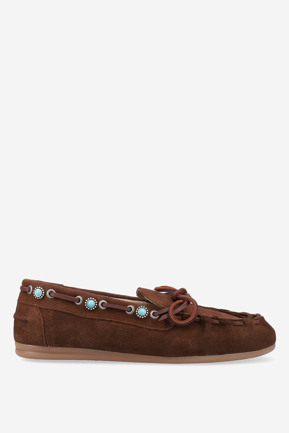 Boat suede western loafers