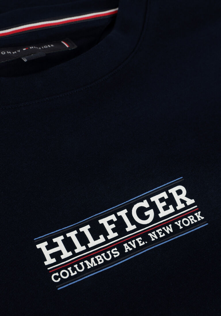 TOMMY HILFIGER donkerblauwe tommy hilfiger t-shirt small hilfiger tee