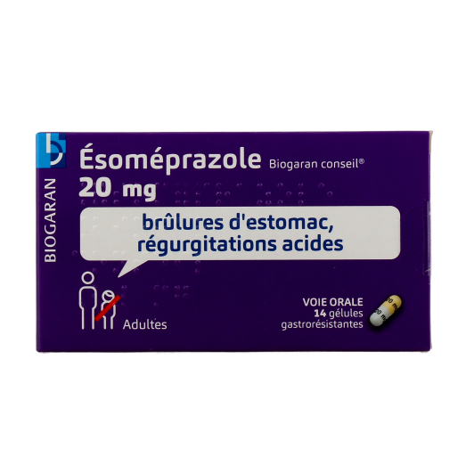 Esoméprazole - brûlures d'estomac, régurgitations acides