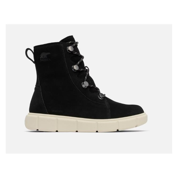 Sorel Explorer Iii Joan Wp Black, Chalk