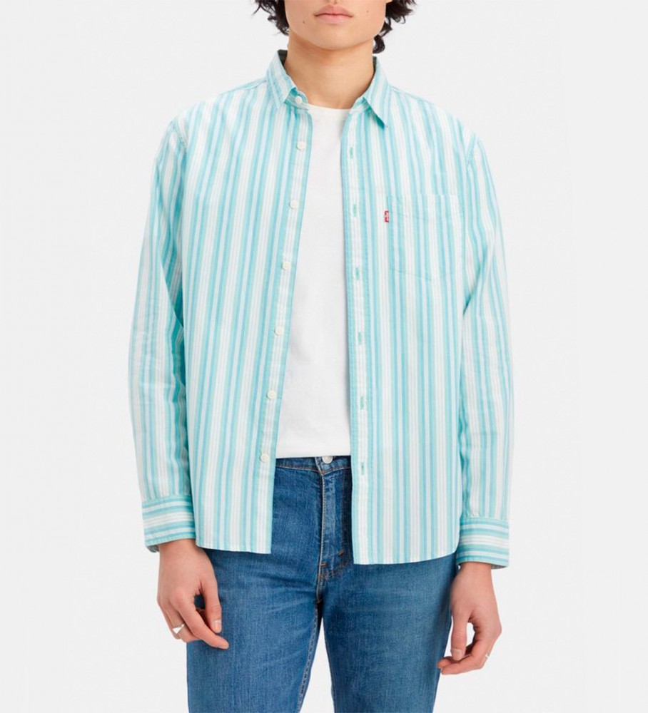 Levi's Camisa Clásica azul