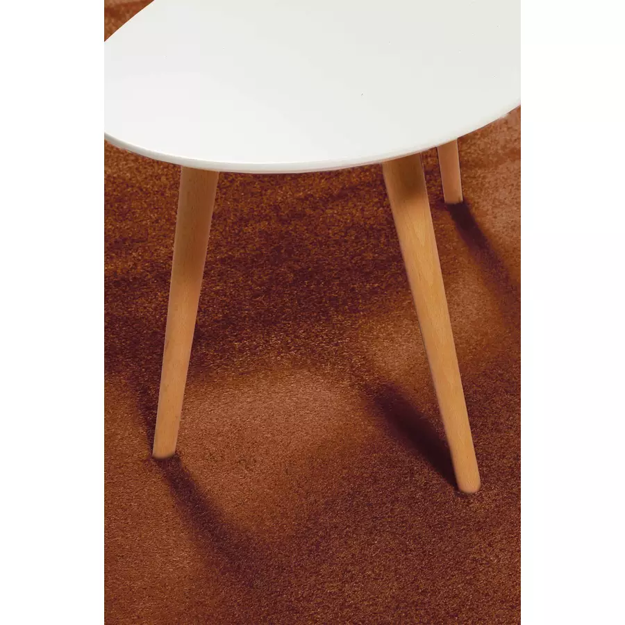 Esprit Kurzflorteppich Campus rost braun