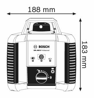 Bosch GRL 400 H Rotatielaser (in Koffer) - 0601061800