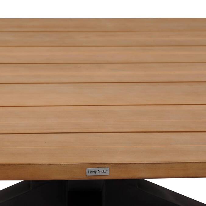 Table de jardin LIMAYA Acacia & Graphite