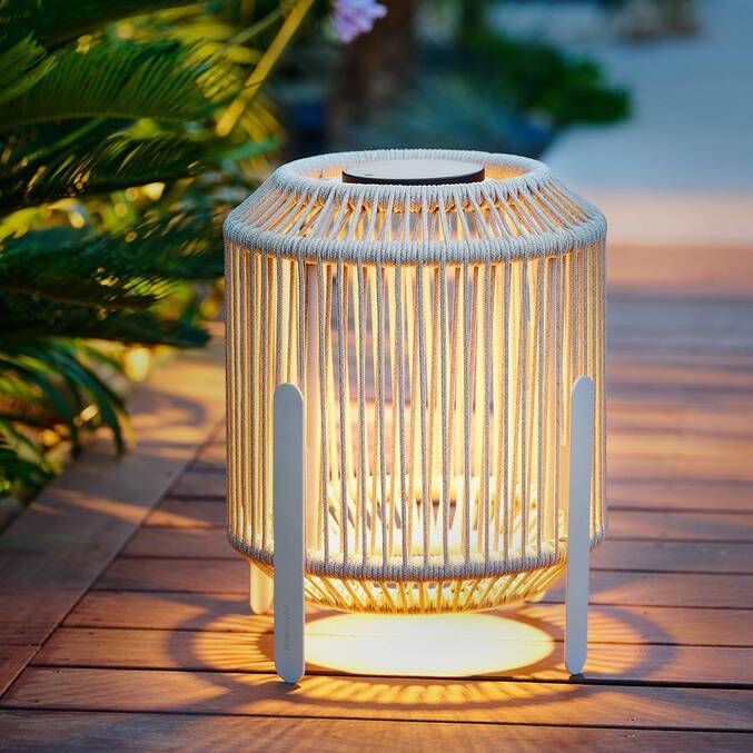 Lanterne solaire LINY Argile