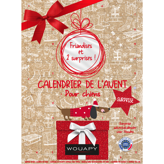 Calendrier de l'avent surprise pour chien
