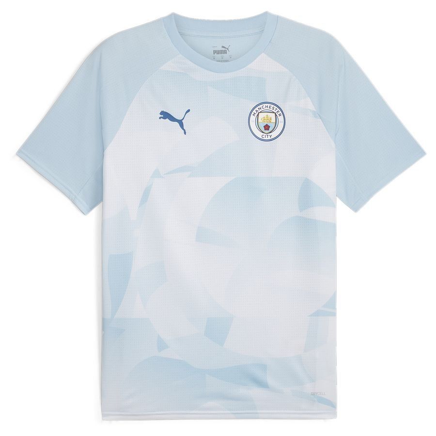 Manchester City T-shirt d'Entraînement Avant-Match - Silber/Bleu