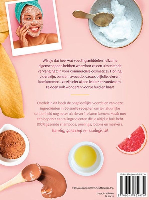 Boek - Natuurlijke Cosmetica - 50 Recepten - Huishoudelijke Ingrediënten