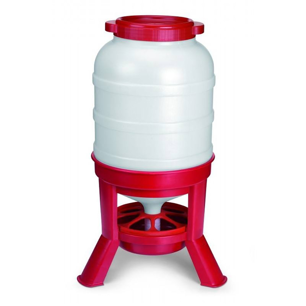 Mangeoire pour volailles sur pieds, 40l