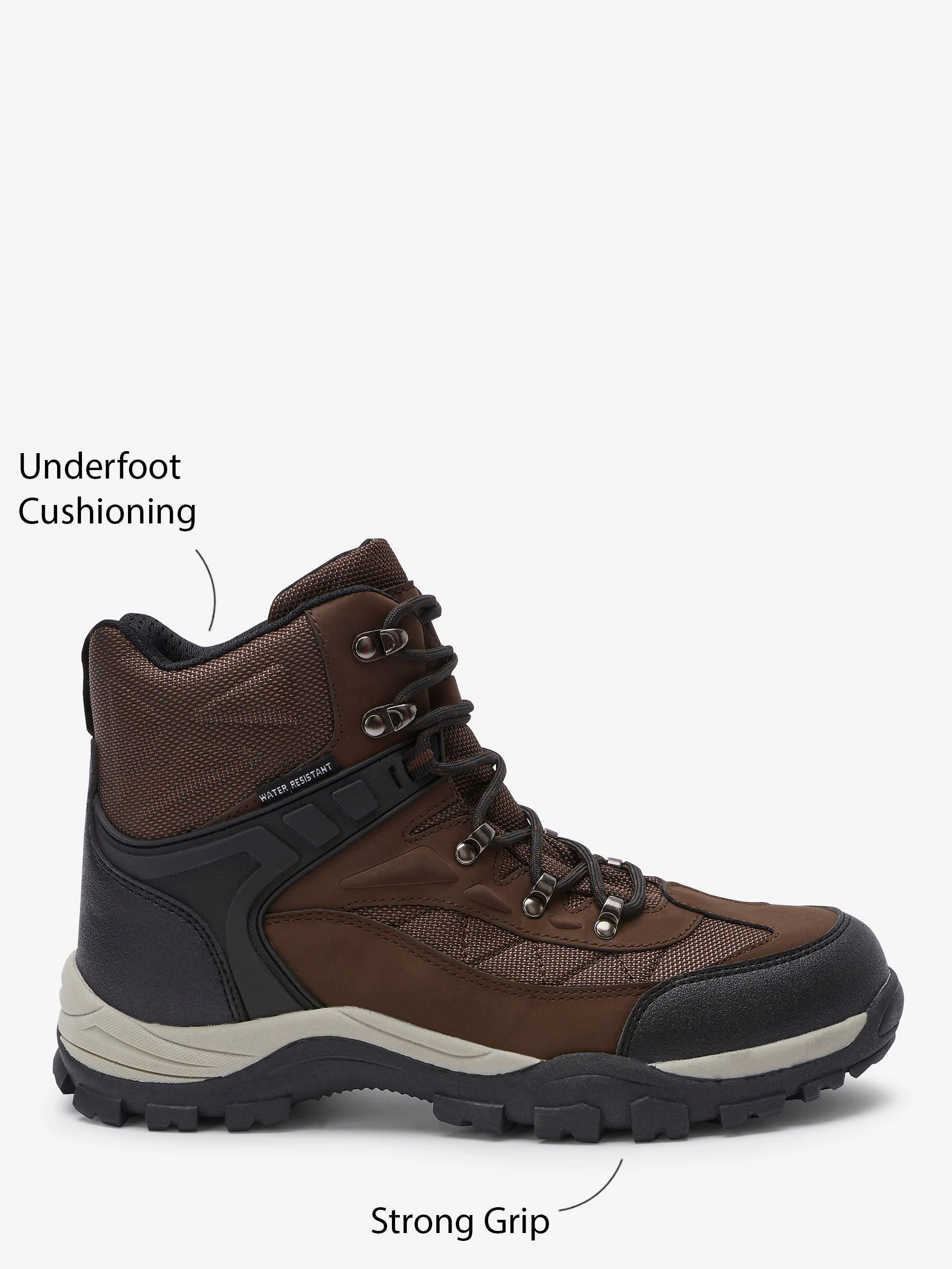Bruin - Waterbestendige wandelschoenen