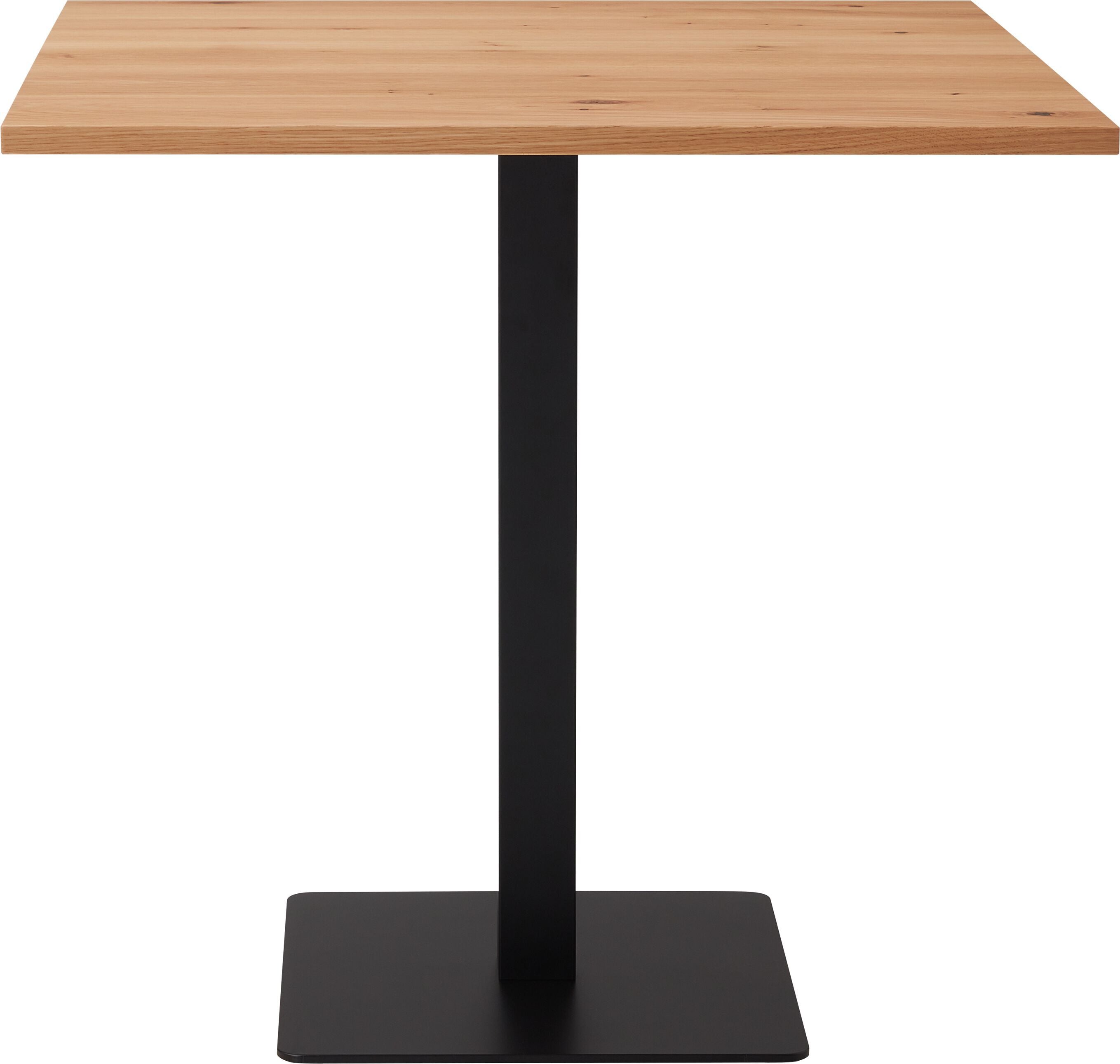 BISTRELLI Tisch - Eiche massiv / B: 75.0 cm x T: 75.0 cm x H: 75.0 cm