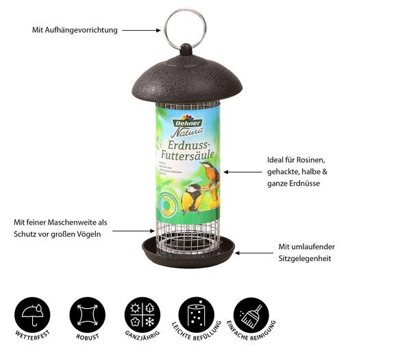Dehner Natura Premium Erdnussfuttersäule