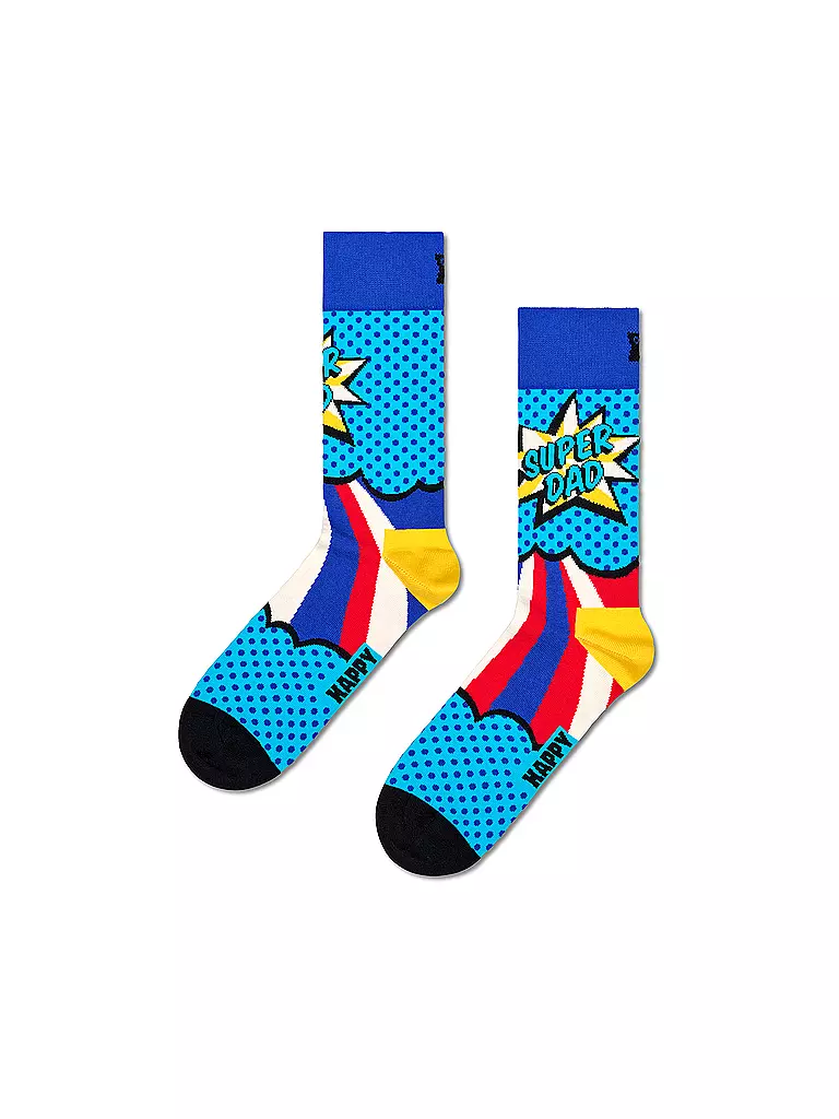 HAPPY SOCKS Herren Geschenkbox Socken CATS 3-er Pkg. red rot