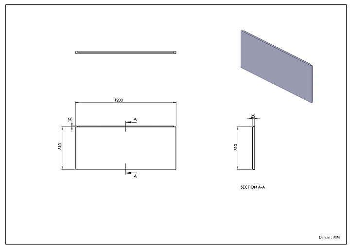 Tablier de baignoire frontal blanc Balneo Panel 120 cm