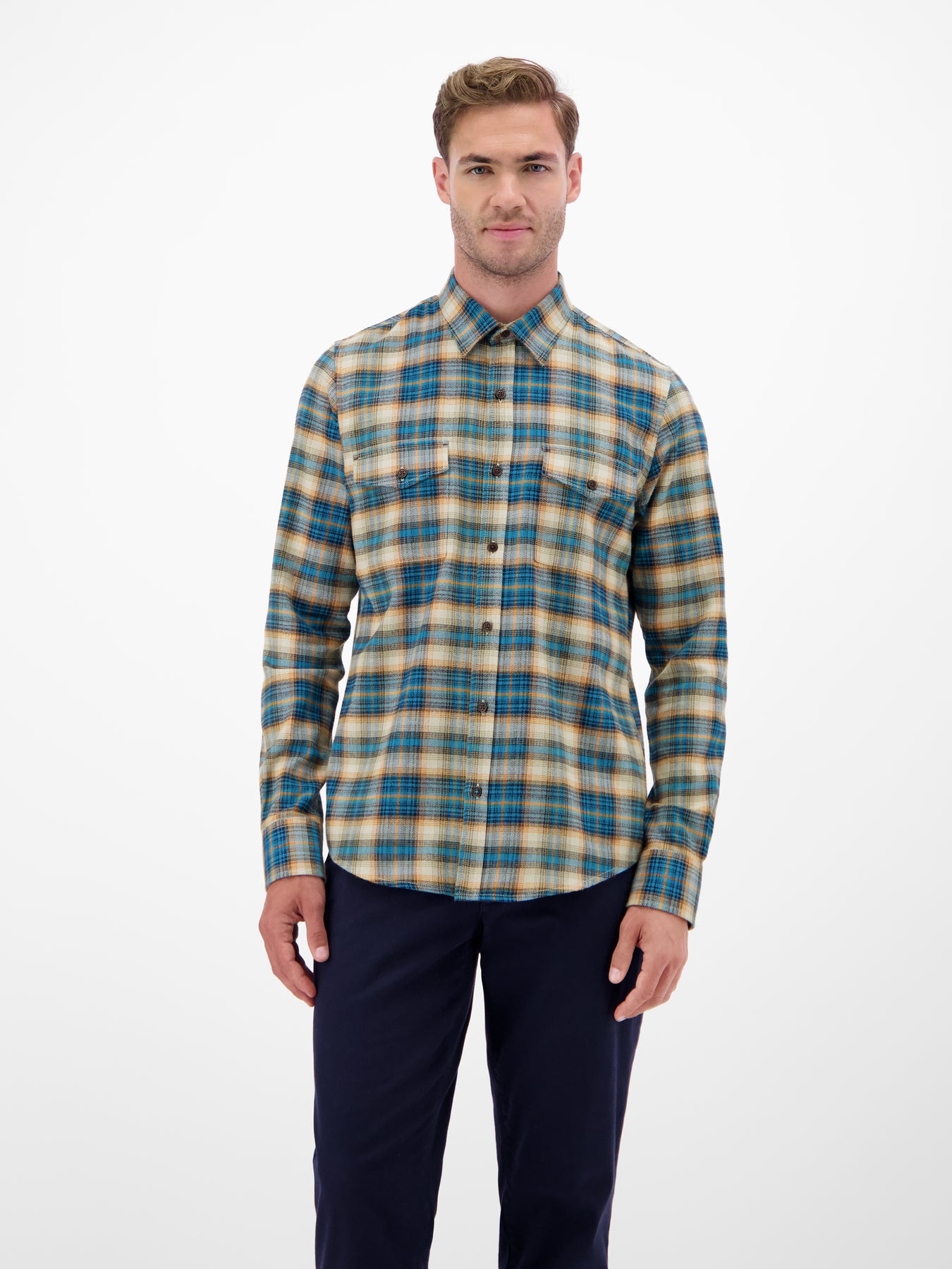 Casual Flanellhemd - weicher Twill, starker Style