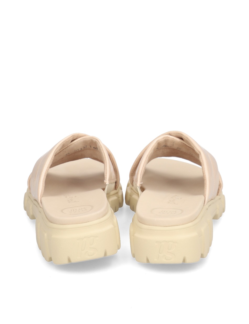 Lackleder Pantoffel