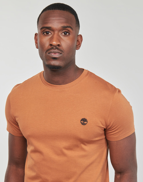 Timberland - DUNSTAN RIVER JERSEY CREW TEE SLIM - Marron