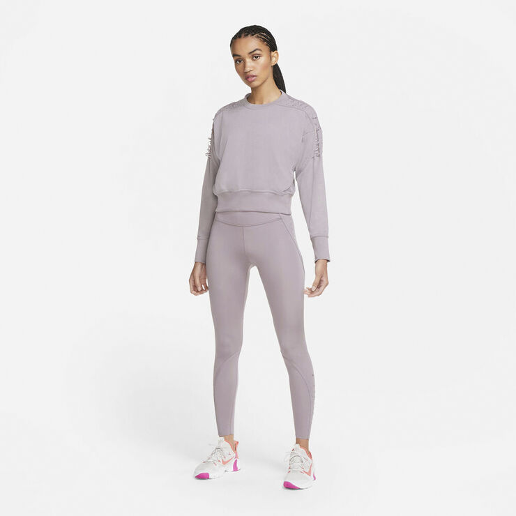 Nike Therma Cropped Top Lilla
