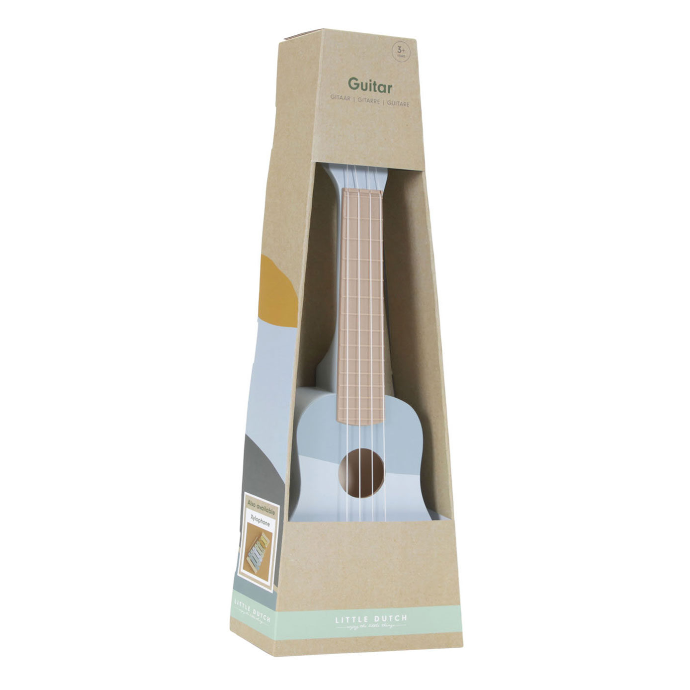 Little Dutch Houten Gitaar Blauw