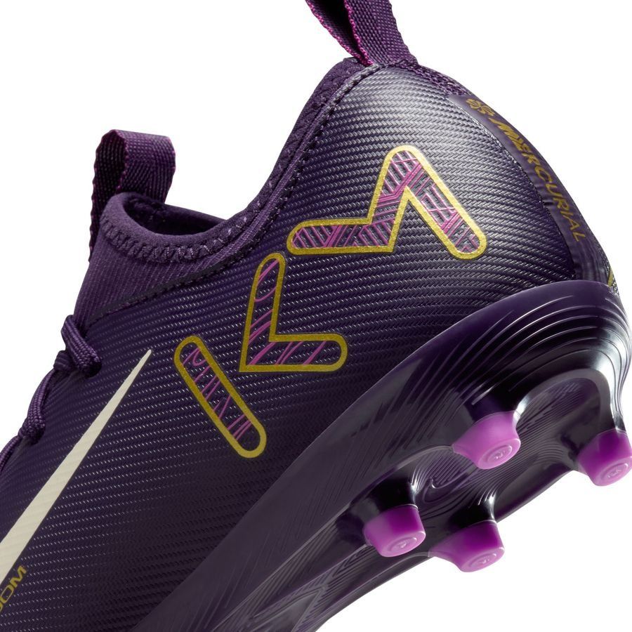 Nike Air Zoom Mercurial Vapor 16 Academy MG Mbappé Personal Edition - Violet/Blanc Enfant