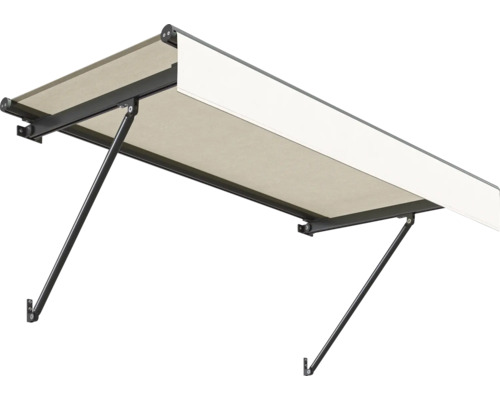 SCALA luifelframe RAL 8022 zwartbruin 120x90 cm stofdesign 7133