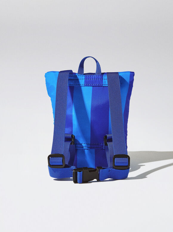 Mochila ajustável para cães - Azul